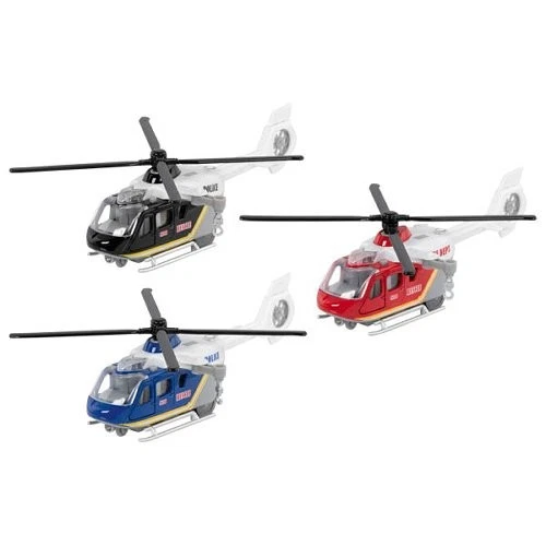 WDK PARTNER A2502297 – Hélicoptère De Sauvetage 36 Cm – Sons Et Lumière – Porte/trappe Ouvrantes – Échelle 1/16 – Dès 3 Ans