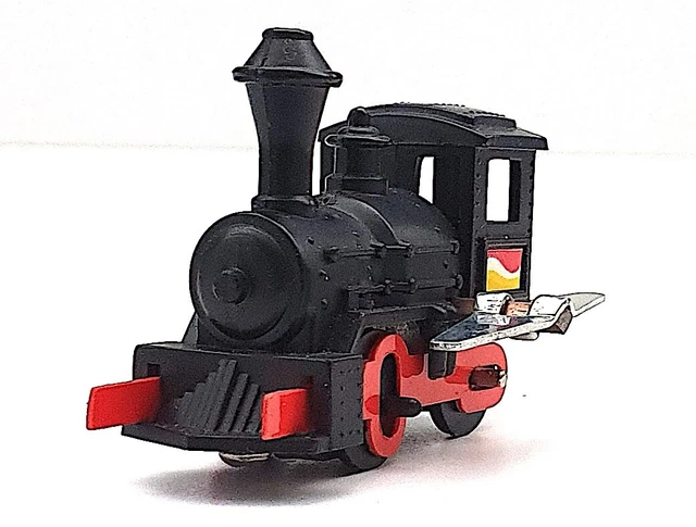 Ancienne Locomotive Mécanique J DE P échelle O – Jouet Remontée Manuelle