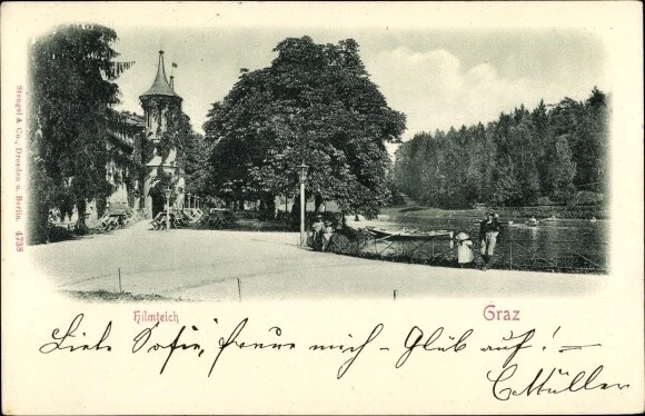 Ak Graz Steiermark, Hilmteich - 3449325