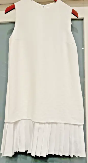 Victoria Beckham White Dress Very Classy SZ 6 New with Tags Retail $540