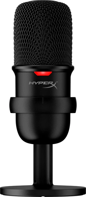 HyperX SoloCast - USB Microphone (Black) Noir Microphone de PC