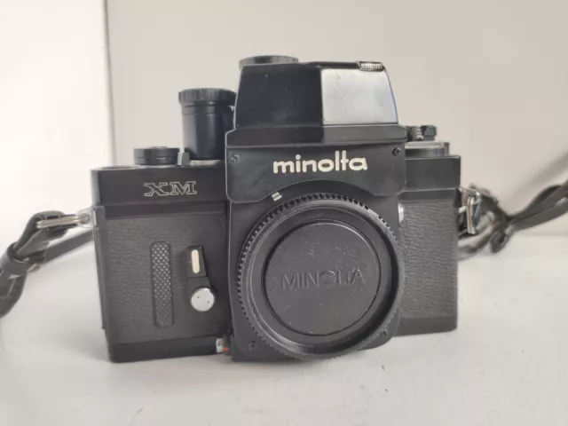 Minolta XM body SLR camera with viewer NOT WORKING