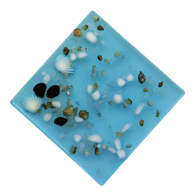 Sottobicchieri in resina quadrata in silicone portabicchieri bevande tè arabo