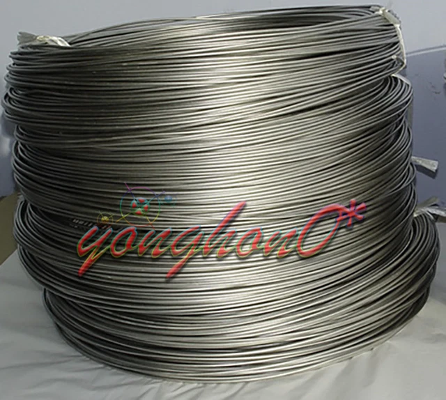 2m = 6.6 FT Titanium Ti Wire Grade 1 One GR1 ASTM B348 Diameter 1mm E0Z-12