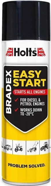 1 X Bradex Easy Start Aerosol - 300ml Can - Starts Petrol & Diesel Engines