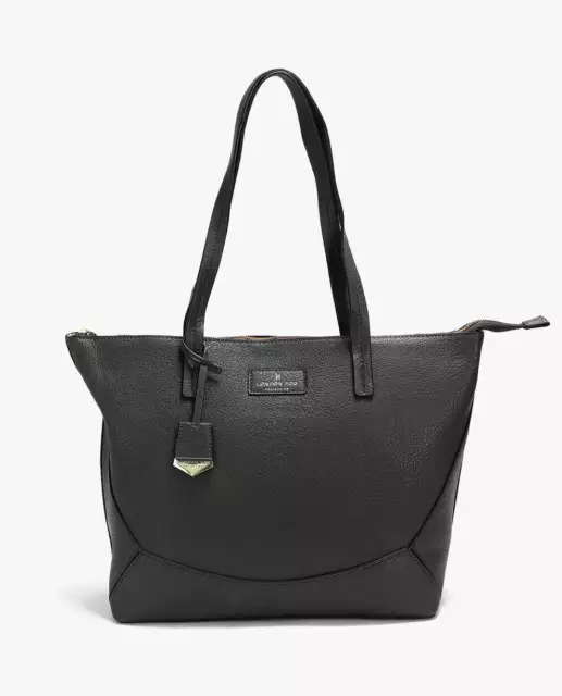 Brand New London Fog Rory Large Tote, Black with Tags!