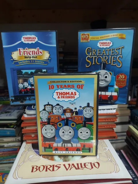 THOMAS & FRIENDS The Greatest Stories, 10 Years & Friends DVD lot Tank ...