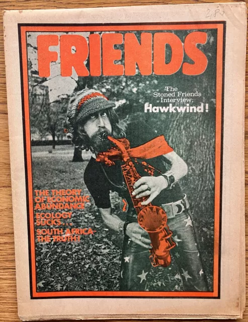 FRIENDS magazine 13/11/1970 No. 19 UK Underground scene Hawkwind