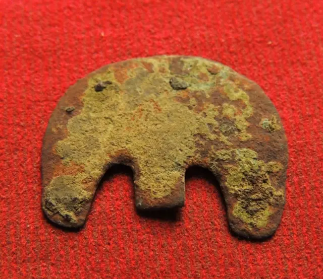 Ancient bronze Roman amulet pendant Moon 2-4 century