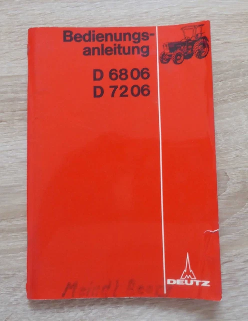 ORIG. OPUSCOLO DEUTZ Fahr D 6806 Trattori Trattore Opuscolo Pubblicità - Foto 4