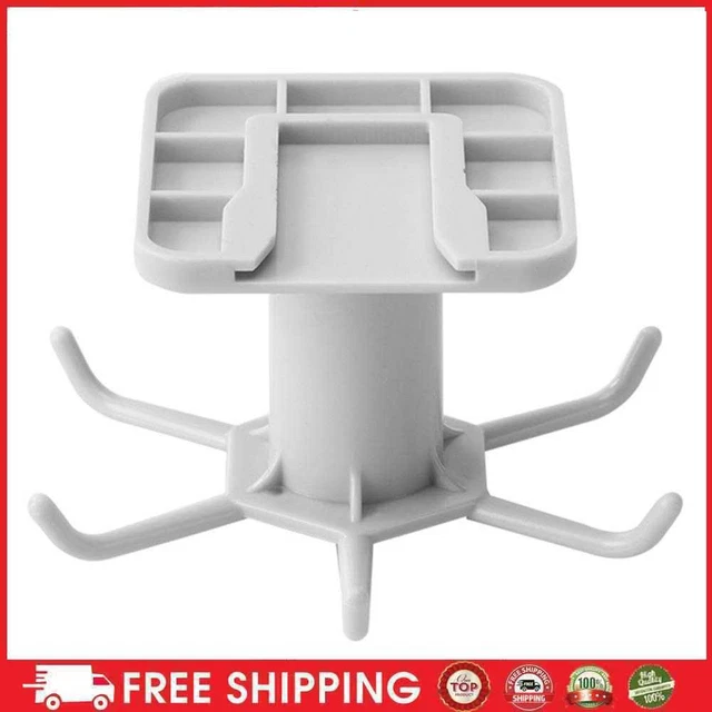 360 gancho giratorio soporte para utensilios de cocina estante de almacenamiento retráctil (gris