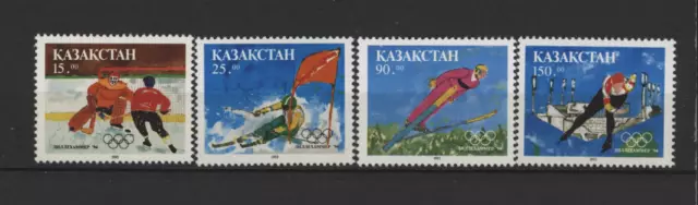 15667 Kasachstan 1994 MNH Olympic Winter Games Lillehammer 4v