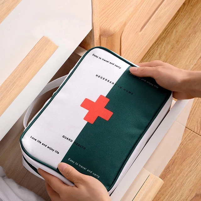 Bolsa de almacenamiento al aire libre de supervivencia de emergencia bolsas de primeros auxilios bolsa de medicamentos estuche de píldoras