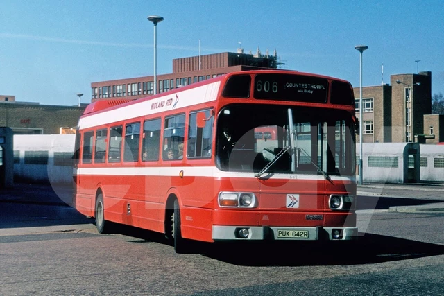 BUS PHOTO - Midland Red 642 PUK642R Leyland National £1.19 - PicClick UK
