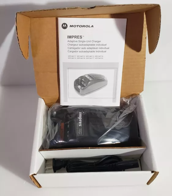 Motorola WPLN4114AR Impres Adaptive Charger BRAND NEW
