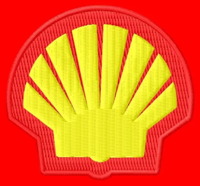 Shell ecusson brodé patche Thermocollant iron-on patch