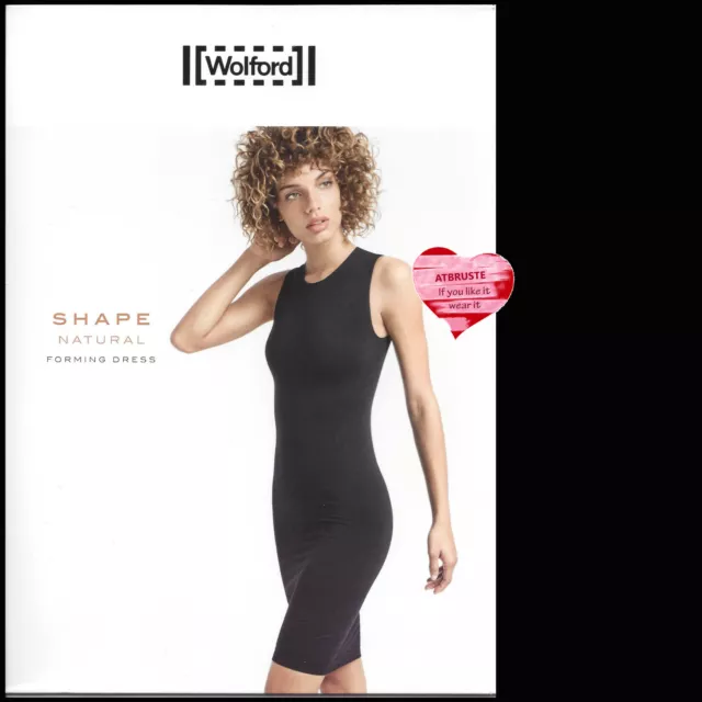 Wolford Natural Shaping Dress S BLACK Shaping Targeted And Condoms Discreet