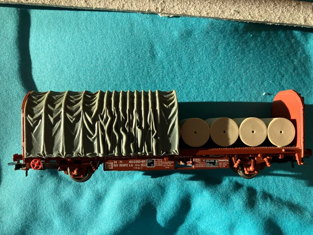 ELECTROTREN Ref 1579 - Wagon Bâché Fret SNCF, Type K70 Bleu ép V SNCF Type K70 Bleu Ep V Sncf Electrotren Fr Id8196