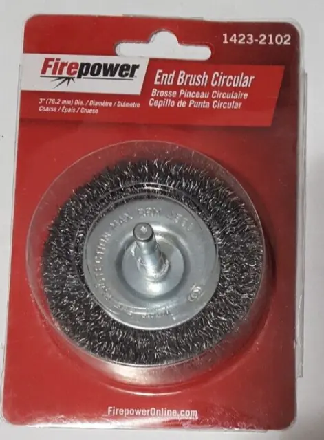 Firepower 1423-2102 Wheel Brush Crimped Brush 3 in. P4C