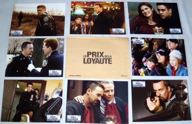 PRiDE AND GLORY Colin Farrell  Edward Norton Jon Voight 8 FRENCH LOBBY CARDs