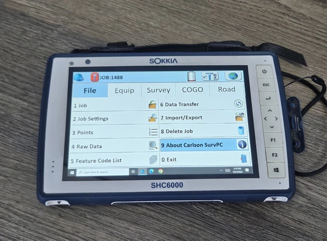 SOKKIA SHC6000 ROBOTIC Total Station GNSS Data Collector Carlson SurvPC ...