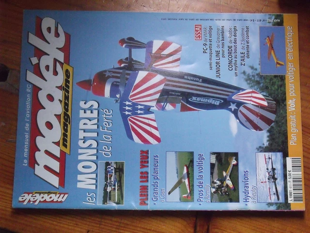 Revue Modèle Magazine N°511 – Plan Peggy / Euro Trainer Robbe – Vintage Aéromodélisme