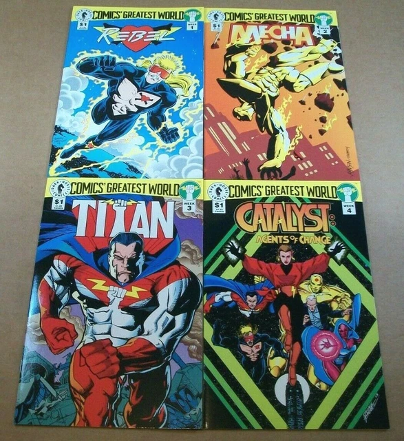 Comics Greatest World: Golden City ~ #1-4 Complete Set/Run (Dark Horse 1993) NM