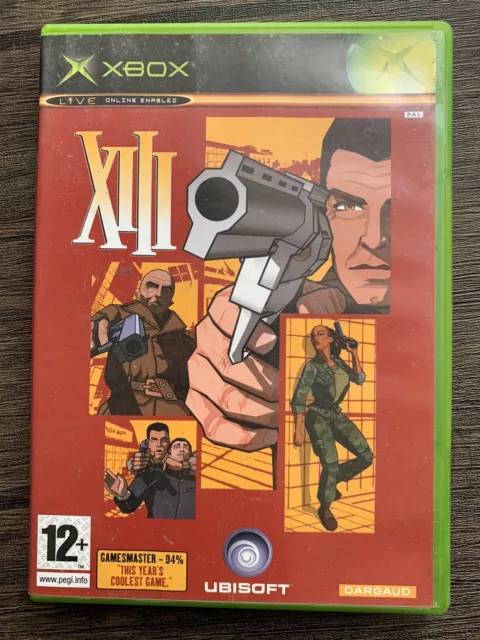 XIII Microsoft Xbox PAL Game - COMPLETE with Manual EXCELLENT DISC UK Fast Post