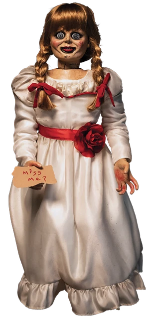 THE CONJURING ANNABELLE Doll Life Size Puppet Trick or Treat Studio ...