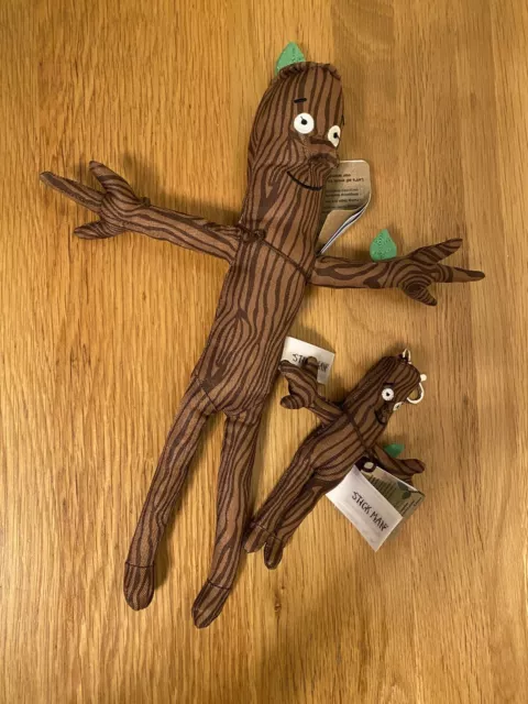 Stickman 13” Soft Toy + Key ring • New With Tags •