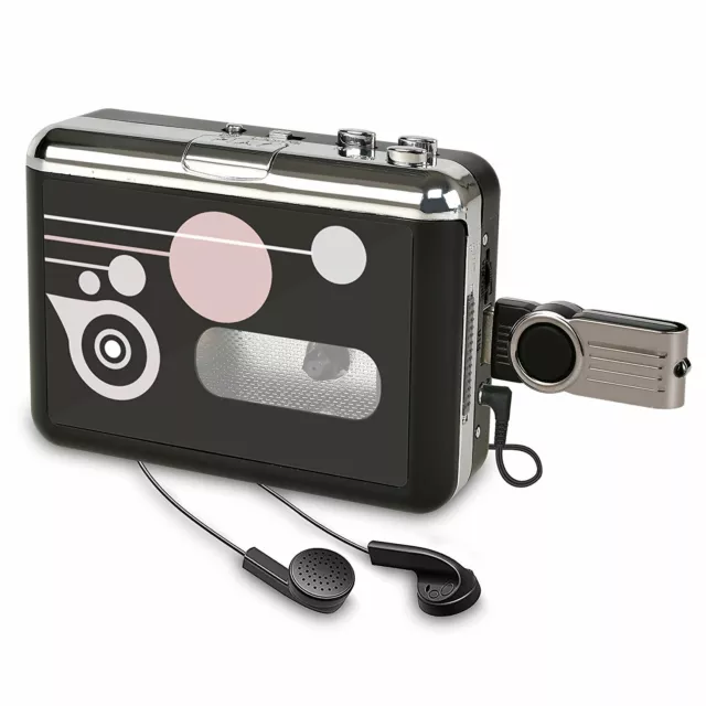 Kassettenspieler Portable Digital USB Audio Musik/Kassette zu MP3 Konverter