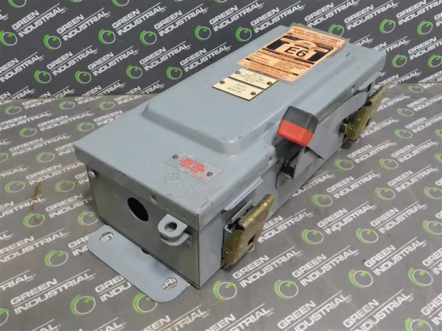 USED Square D HU361AWKEI Safety Switch Series E1 30A 600VAC/DC Type 3,3R,12 Encl