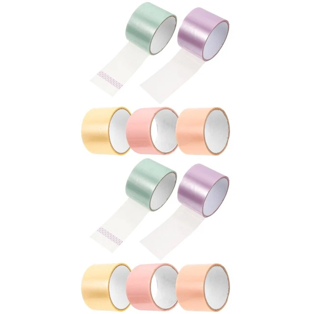 10 rollos de cinta adhesiva de bola material adhesivo cinta rodante artesanal descompresión
