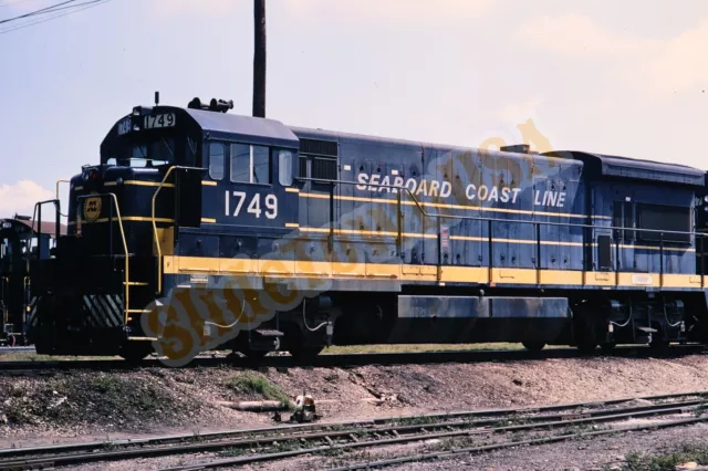 Vtg 1972 Train Slide 1749 SCL Seaboard Coast Line Railroad X3M109