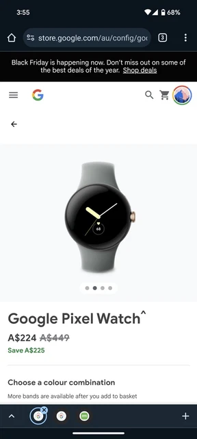 Google Pixel Watch 41mm WiFi CHAMPAGNE gold Brand New Sealed with receipt 2