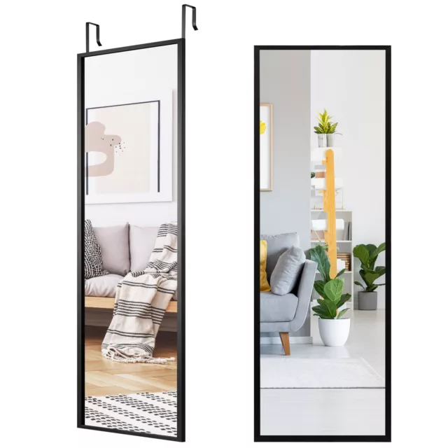 Giantex Full Length Mirror Door Wall Mounted Hanging Mirror Bathroom Bedroom