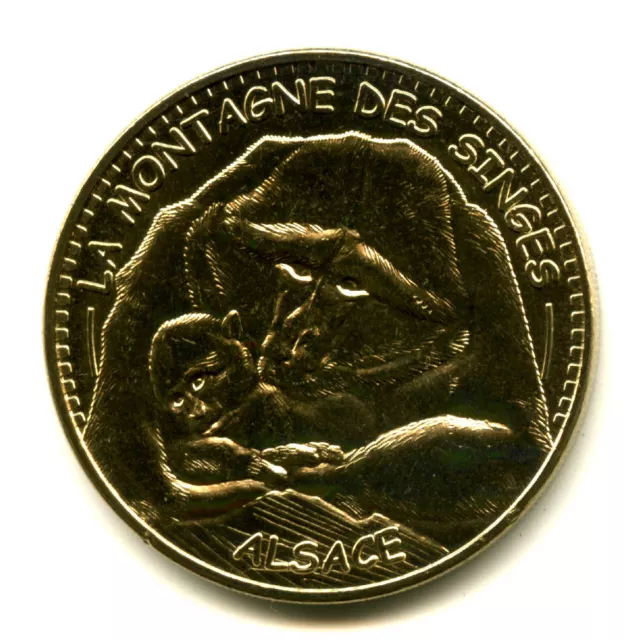 67 KINTZHEIM Montagne des singes 9, Mère et son petit 2, 2013, Monnaie de Paris