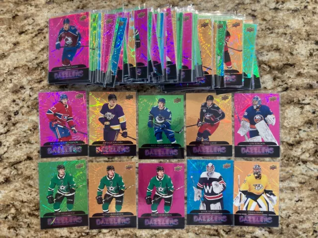 2020-21 Extended Dazzlers Upper Deck Pink Orange Green Blue Combined shipping