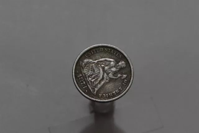 🧭 🇺🇸 Usa Dime 1873 Seated Liberty Silver B70 #K6135