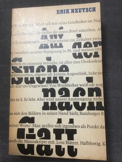 Auf der Suche nach Gatt von Erik Neutsch - DDR Ausgabe