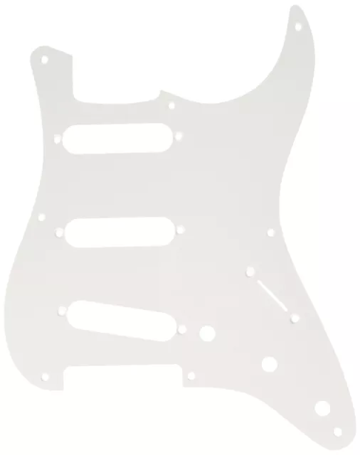 Fender 099-2017-000 1-Ply White 8-Hole Mount S/S/S Stratocaster Pickguard B-WARE