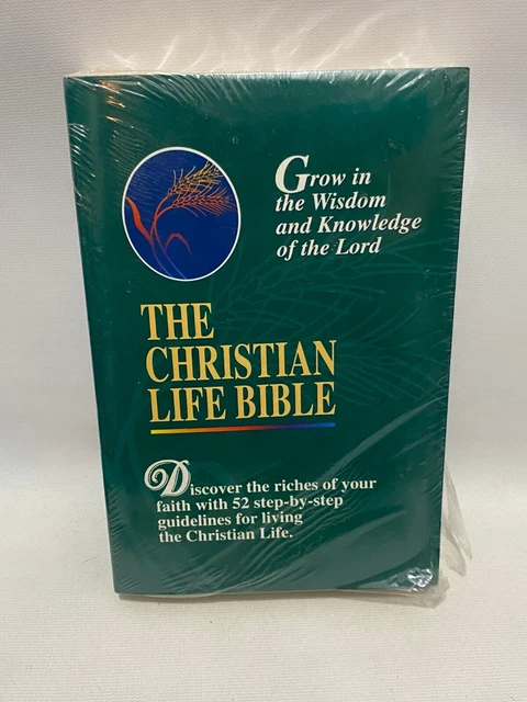 THE CHRISTIAN LIFE Study Bible 52 Step Guide Faith Nelson KJV Christ in Red New $19.95 - PicClick