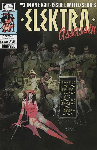 Elektra Assassin #3 Epic/Marvel Comics October Oct 1986 (VF)