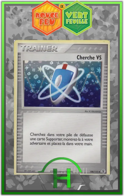 Search VS Holo - EX: Red Fire Green Leaf - 100/112 - French Pokemon Card
