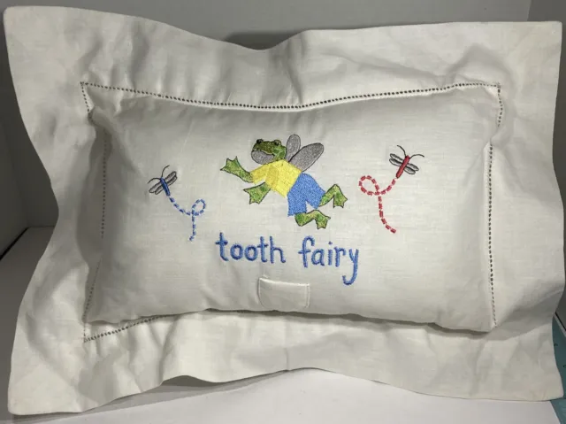 Child’s Tooth Fairy Pillow W/Frog