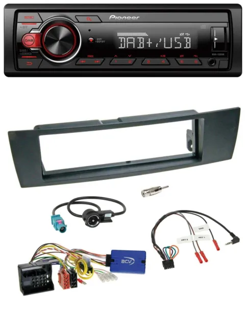 Pioneer MP3 1DIN DAB USB Lenkrad Autoradio für BMW 1er E87 3er E90-3 X1 E84