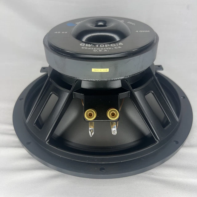 Goldwood Sound GW-15PC-4 15" Subwoofer Pair - 4 Ohm, 550W Max Each, Poly-Mica Cone & Rubber Surround For PA, DJ, Car Audio