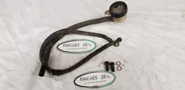 Yamaha Warrior Rear Reservoir Tank OEM# 47X-25894-00-00 w/rear Brake Line