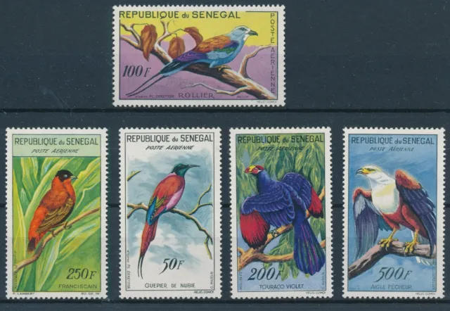 [BIN20756] Senegal 1930/63 Birds good set very fine MNH Airmail stamps