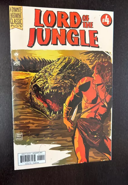 LORD OF THE JUNGLE #4 (Dynamite Comics 2012) -- Francavilla VARIANT -- NM-